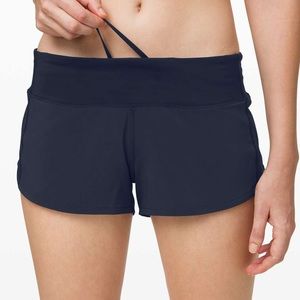 Lululemon Speed Up Short High-Rise *2.5" True Navy